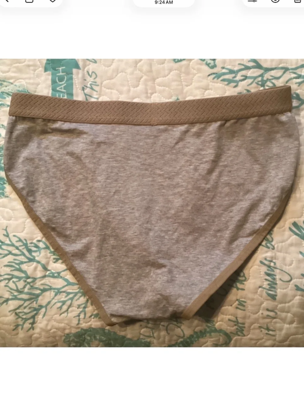 Sexy light grey brief, very soft
